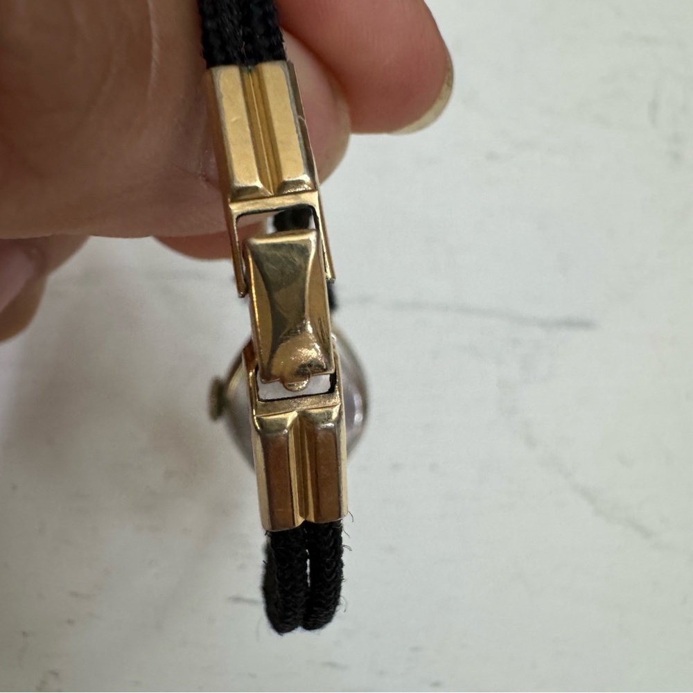 Vintage Ladies Waltham 17 Jewels Watch 12k Gold Filled Rope Style band- Working - Picture 6 of 13